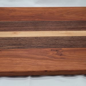 Cutting Board with Cherry Accents